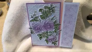Fun fold card using Layers of Beauty stamps, masks and dies