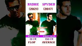 Radhe Vs Spyder Movie Comparision 🤯 🤑 Box Office Collection #shorts #kgf #pathaan #ytshorts