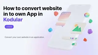 How to convert own website in to Application | Kodlar Tutorial |