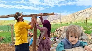 Lover's support for a widow: Building a dream house in the mountains