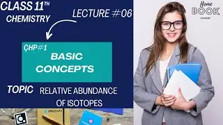 FSc Part-1 Chemistry Book | Chapter # 1 | Relative Abundance of Isotopes | First Year Chemistry