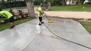 How to surface clean new concrete