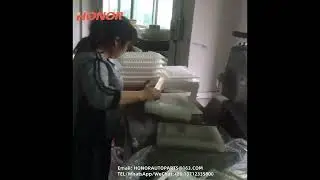 Cutting Machine for non-woven air filter#filters #automobile #machine