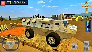 4x4 Offroad Parking Simulator #3 - Military Transport Vehicle Unlocked - Android Gameplay FHD