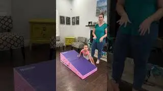 Incline Gymnastics Mat - Folding Cheese Wedge Mat for Home Training!