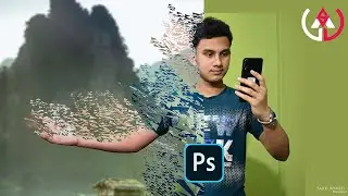 UCREATIONZ photo editing tutorial | Dispersion effect in photoshop!