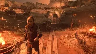 A Plague Tale: Requiem Push Soldier  To Rats Brutal Moment Scene PS5 Gameplay