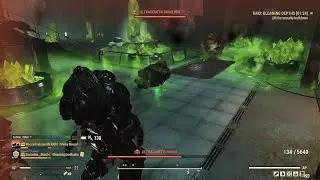 Fallout 76 Raid stage 4 solo route.  Use less than half crystals