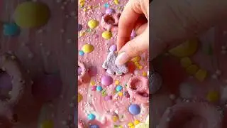 Easter chocolate bark 🐰🍫#asmr #easter #chocolate #chocolatebark
