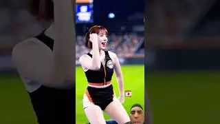 HOT SAUCE | BABYMONSTER | HA JIWON #cheerleader #japan #korea #shortsfeed #taiwan #tigergirl #shorts