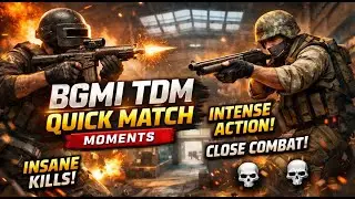 BGMI TDM Quick Match Moments 🔥 | Intense Close Combat Gameplay