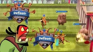 Castle Crush MOST FRUSTRATING MATCH EVER I New Deck I Mud Elemental Deck I Castle Crush Gameplay