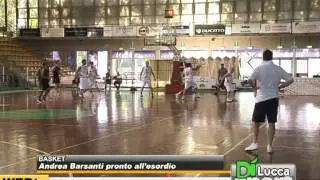 Basket - Andrea Barsanti pronto all'esordio - Dì News - 6 Settembre 2012