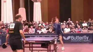 Adam Hugh vs. Darko Rop - USA Men's Table Tennis Team Trial - Match Point
