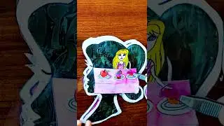 Barbie Dreamhouse 💓#shorts #art #barbie #artofhonor