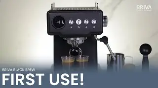 BRIVA BLACK BREW | First Use ! | BRIVA HAUS