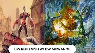 MTG PREMODERN Showdown: UW Replenish vs BW Midrange. Best-of-5 Classic Duel.