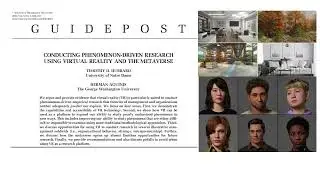 Learn how to use virtual reality in social science research