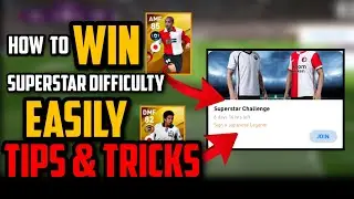 HOW TO WIN SUPERSTAR DIFFICULTY CHALLENGE?|TIPS AND TRICKS TO WIN CHALLENGE|PES20|MUTANT GAMING