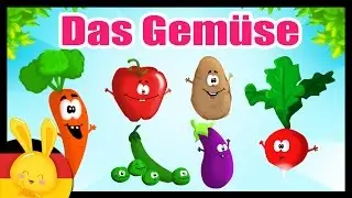 Das Gem&uuml;se auf deutsch lernen - German vocabulary - Fruits & vegetables - Titounis