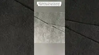 100% Bamboo Charcoal Nonwoven Fabric#bamboofabric #ecocleaning #hygienesolutions #charcoalwipes