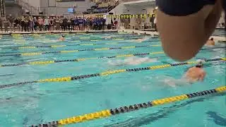 2025 26 NAVY Swimming & Diving: Navy finishes day 1 with 400 Medley Relay win.