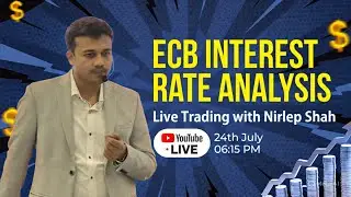 ECB Interest Rate Decision Analysis | Live Trading with Nirlep Shah
