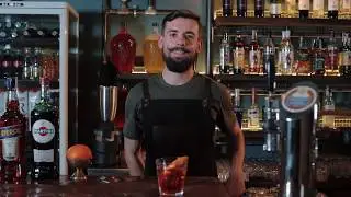 How to make a negroni drink. Best negroni recipe. Classic ingredients