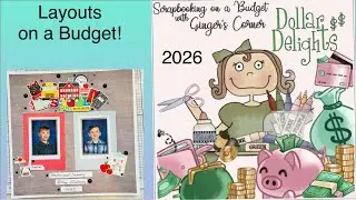 Scrapbooking On a Budget!  Creating a Scrapbook layout for less than $2 #scrapbookingideas