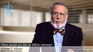 When should you hire a lawyer if your ERISA benefits have been denied? Explained Bill Allison
