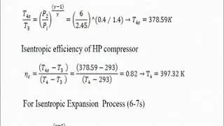 Numerical on Gas Turbine