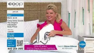 Coop Sleep Goods The Original Adjustable Body Pillow w/B...