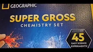 David does Super Gross Science Slime!!! Давид и набор Супер Противная Наука!!!