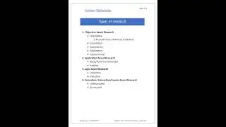 #Types of Research #ugcnetpaper1 #ugcnet