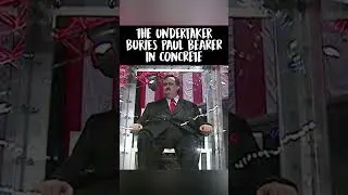 Paul Bearer Gets Buried In Concrete #shorts