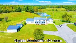 Virginia Farmhouses For Sale | 37+ Acres | Virginia Land For Sale | Barns | Additional 26 Acres