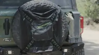 Versatile Outdoor Storage, Easy Install - Taking the Rockworkx Mesh 4x4 Gear Bag on & off quickly.