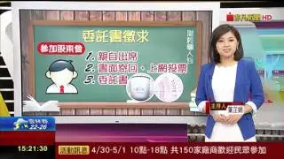【財經懶人包】委託書徵求