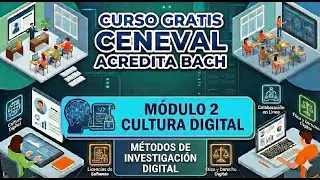 GUIA CENEVAL 2026 :MODULO CULTURA DIGITAL (CURSO COMPLETO) TEMA 9 Metodos de Investigacion Digital