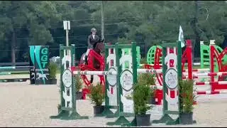 Best Foot Forward with a junior in the 1m jumpers! 