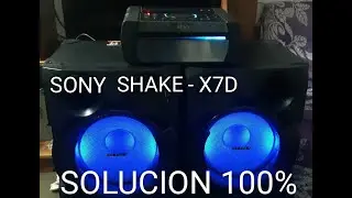 SONY SHAKE X7D SE VUELVE LOCO Y APARECE CHILD LOCK