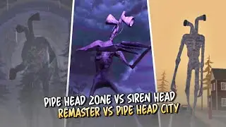 Horror Zone Pipe Head vs Siren Head Remaster vs Pipe Head City Survival | Comparation