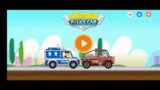 Dinosaur - Police Car - for Kids || Android Gameplay || Gaming Clock