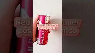 Provando Red Bull summer de p&ecirc;ssego branco