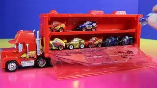 Disney Pixar Cars Mini Racers Crank And Crash Derby Playset - JUst4fun290 Original Videos