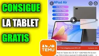 📱 C&oacute;mo Conseguir la Tablet de Temu GRATIS | Paso a Paso 2025