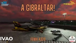 FS2020 Volamos VIGO - GIBRALTAR en IVAO con ATC REAL | Fenix A320 | En Noruega con sol de medianoche