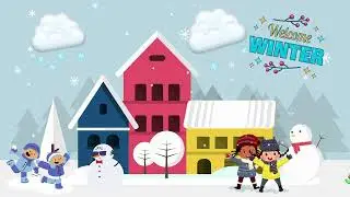 Cool Cool Winter Fun | Kids Winter Poem and Song | Snow, Snowmen & Games @KidsRhymeAndStories