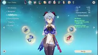 Ganyu Test again (but with pyro resonance, food and Xiangling 10% buff)