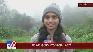 Visitors Enjoying Misty Weather & Nature's Beauty In Madikeri